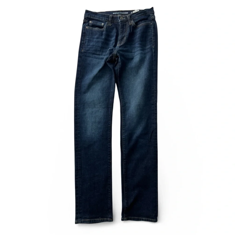 Amazon Essentials Men's Deep Indigo Slim Jeans - 30x34